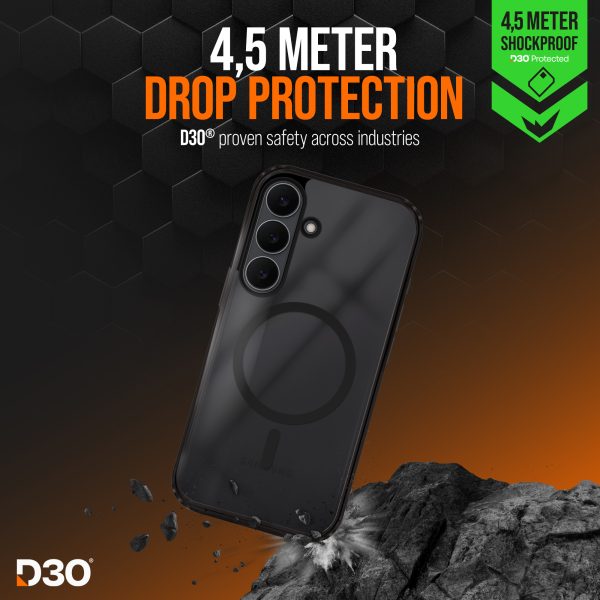 Striker X-Core - D3O Xtreme Impact Mag Case - Black - Samsung S25 Fe - Afbeelding 3