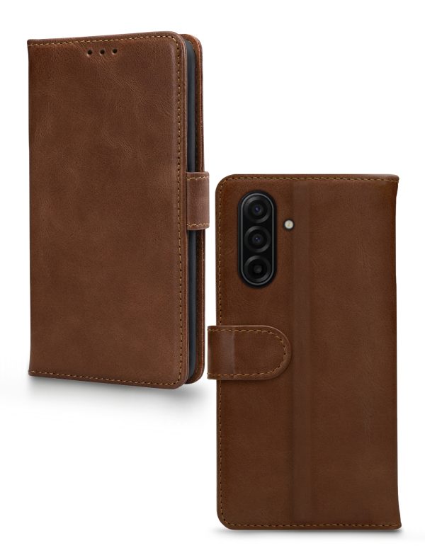 Mobilize Leather Wallet Samsung Galaxy A17 (4G/5G) Brown - Afbeelding 2