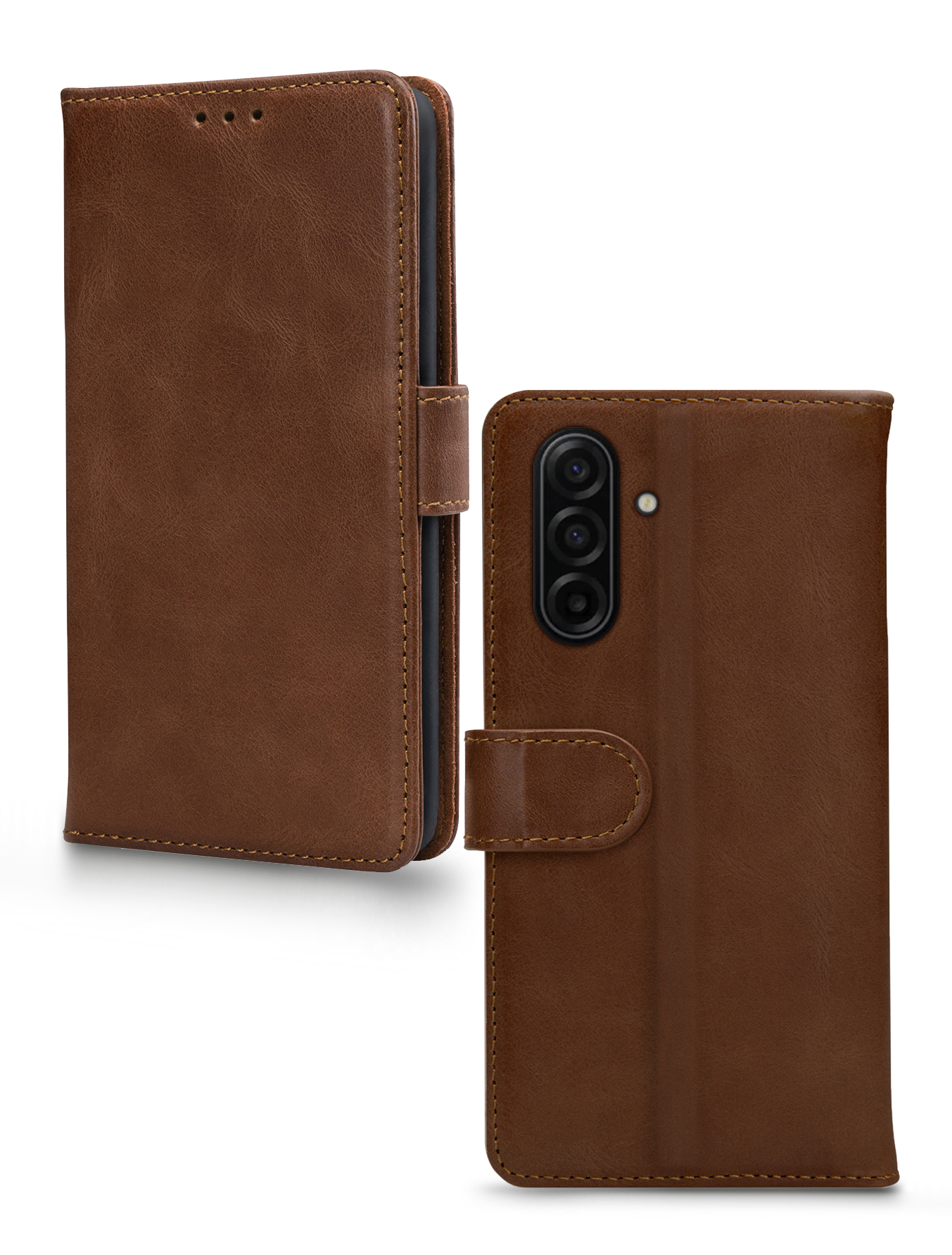 Mobilize Leather Wallet Samsung Galaxy A17 (4G/5G) Brown - Afbeelding 2