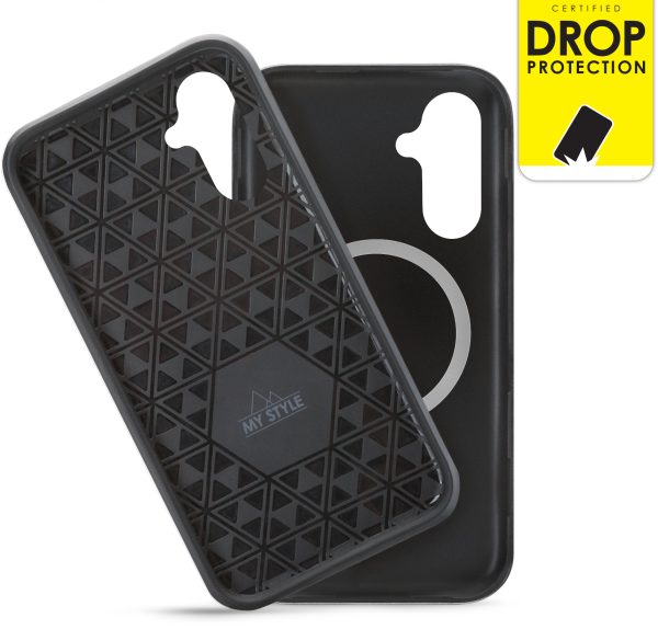 My Style Magsafe Tough Case For Samsung Galaxy A17 5G Black - Afbeelding 2