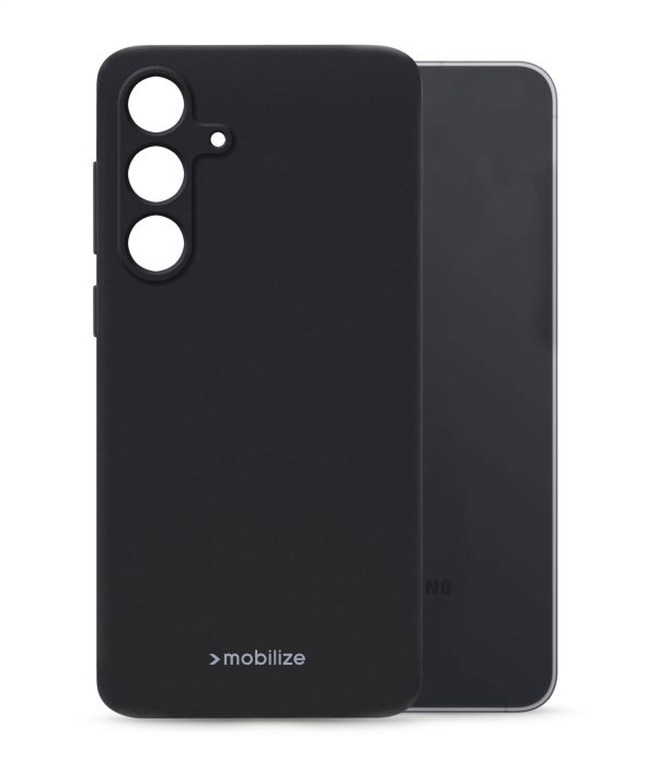 Mobilize Rubber Gelly Case Samsung Galaxy S25 Fe Matt Black