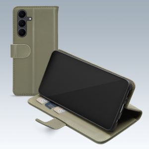 Mobilize Premium Gelly Wallet Book Case Samsung Galaxy S25 Fe Green