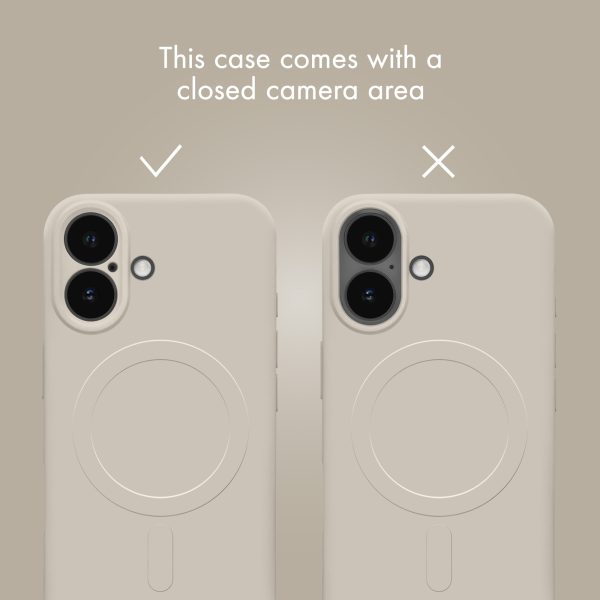 My Style Protective Flex Magsafe Compatible Case For Iphone Air Antique White - Afbeelding 4