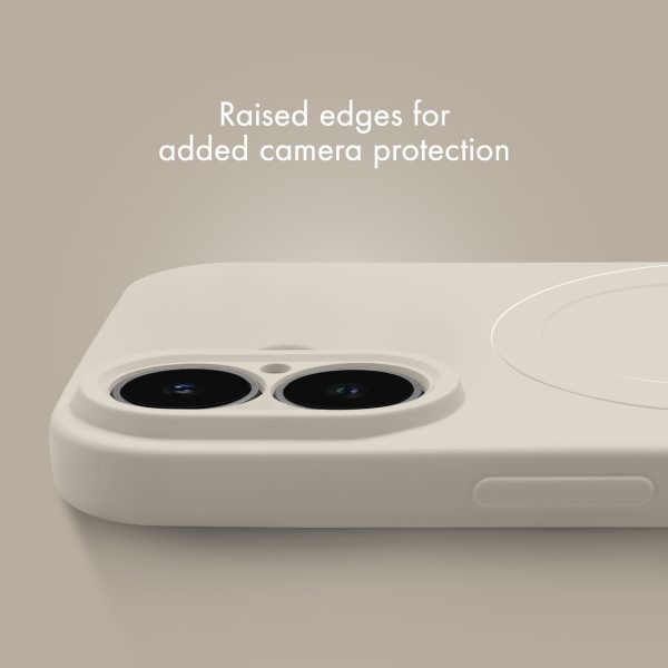 My Style Protective Flex Magsafe Compatible Case For Iphone Air Antique White - Afbeelding 5