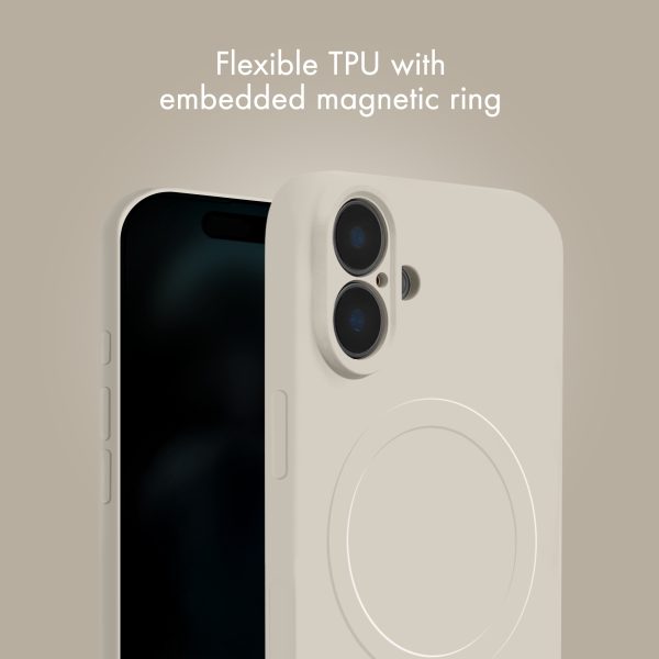 My Style Protective Flex Magsafe Compatible Case For Iphone Air Antique White - Afbeelding 6