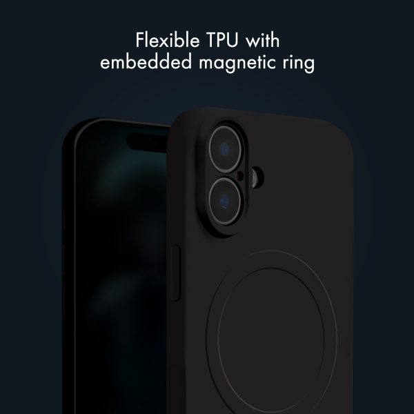 My Style Protective Flex Magsafe Compatible Case For Iphone 17 Black - Afbeelding 6