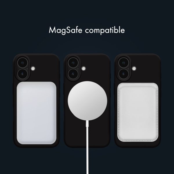 My Style Protective Flex Magsafe Compatible Case For Iphone 17 Black - Afbeelding 8