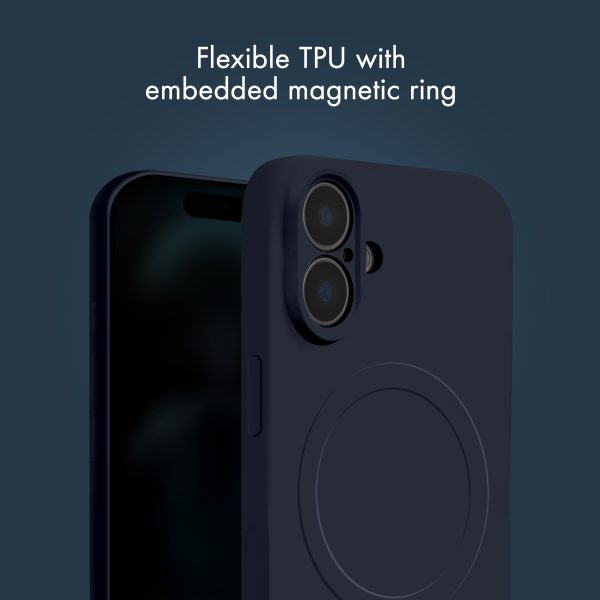 My Style Protective Flex Magsafe Compatible Case For Iphone 17 Midnight Blue - Afbeelding 6