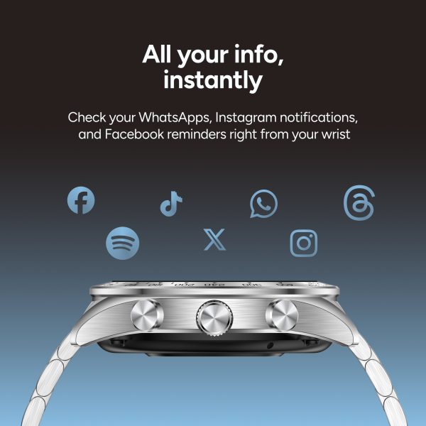 Ksix Smartwatch Elite With Amoled-Display Silver - Afbeelding 6