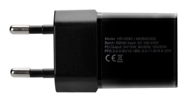 Mobilize Bulk Mobilize Wall Charger Usb-C 20W Black (Bulk) - Afbeelding 5