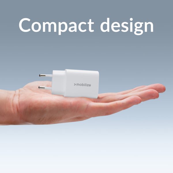 Mobilize Bulk Mobilize Wall Charger Usb-C + Usb 20W White (Bulk) - Afbeelding 7