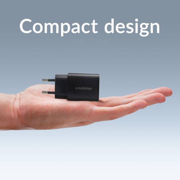 Mobilize Bulk Mobilize Wall Charger Usb-C + Usb 25W With Pd/Pps Black (Bulk) - Afbeelding 7